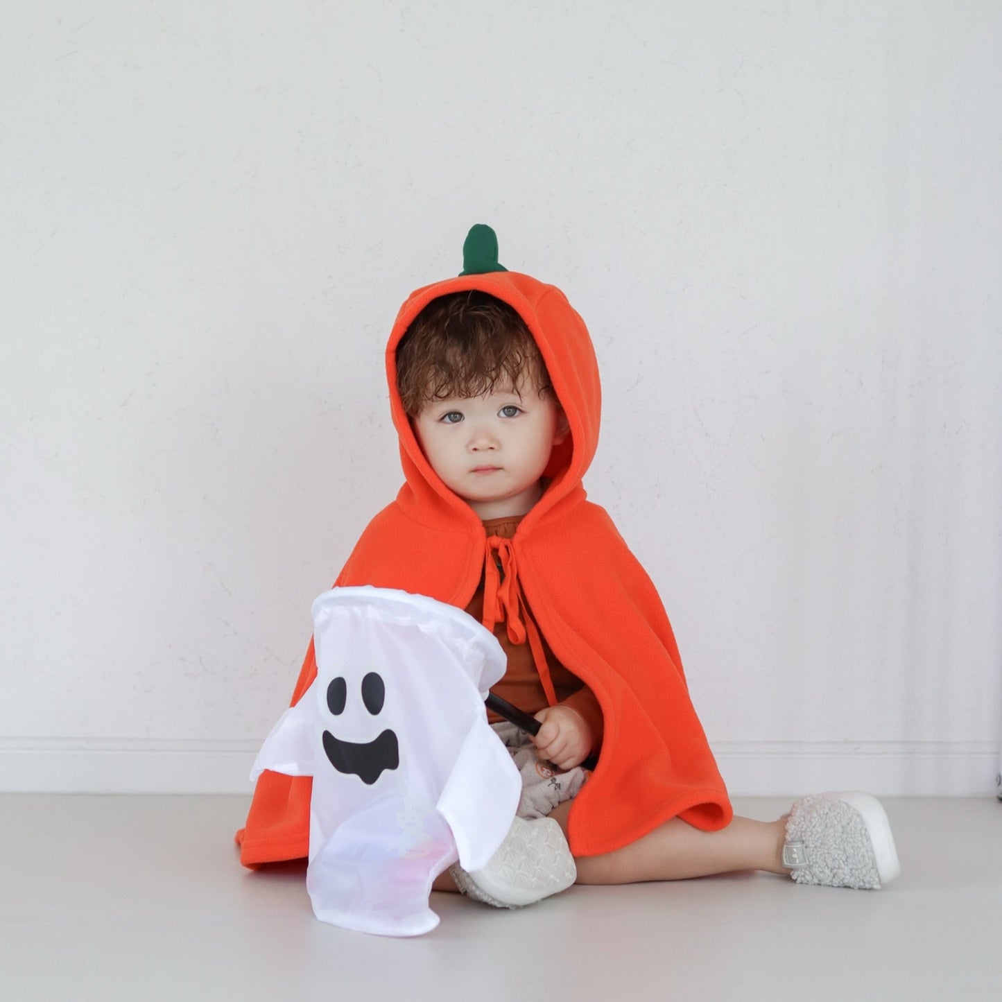 【即納】ハロウィンカボチャベビーマント