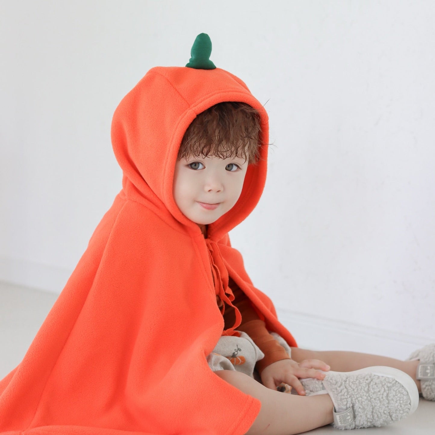 【即納】ハロウィンカボチャベビーマント