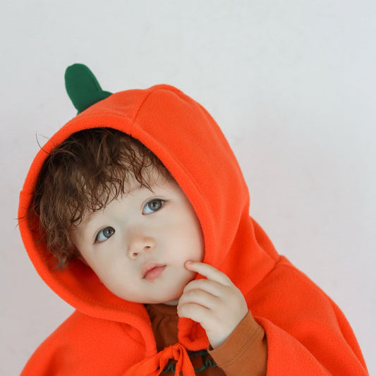 【即納】[2size] ハロウィンカボチャベビーマント