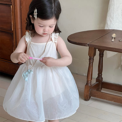 コットン切替ナチュラルロンパース