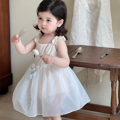 コットン切替ナチュラルロンパース