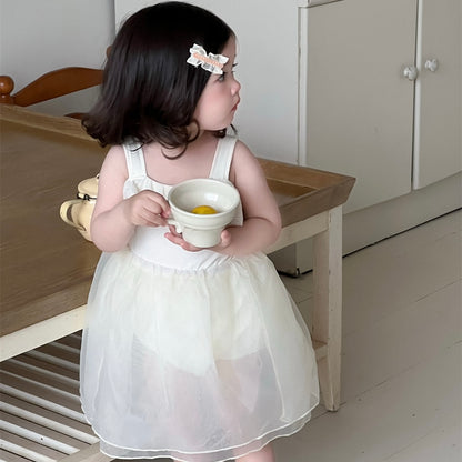 モノトーンベビーワンピロンパース(2color)