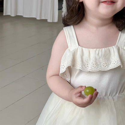 モノトーンベビーワンピロンパース(2color)