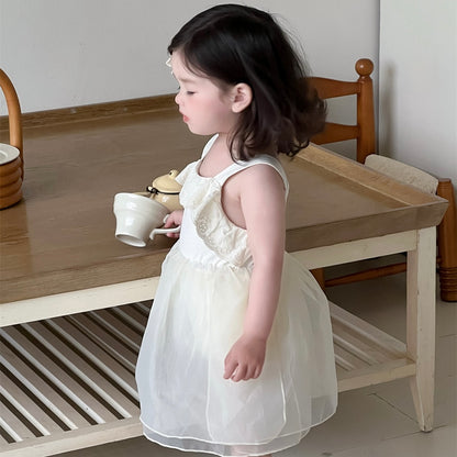 モノトーンベビーワンピロンパース(2color)