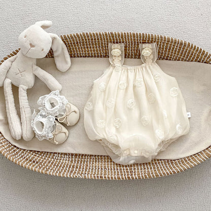 ナチュラルローズショルダーロンパース