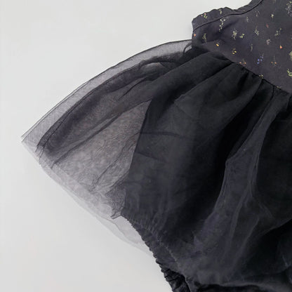 ナチュラルフローラルキャミロンパース