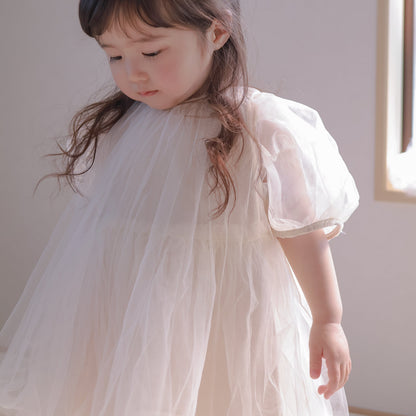 【Re stock】ガールズスイートチュールドレス(2color)