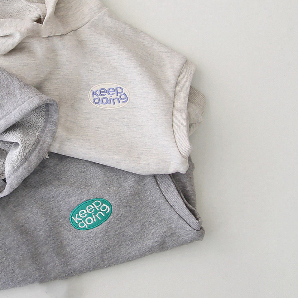 フードスウェットベスト(2color)