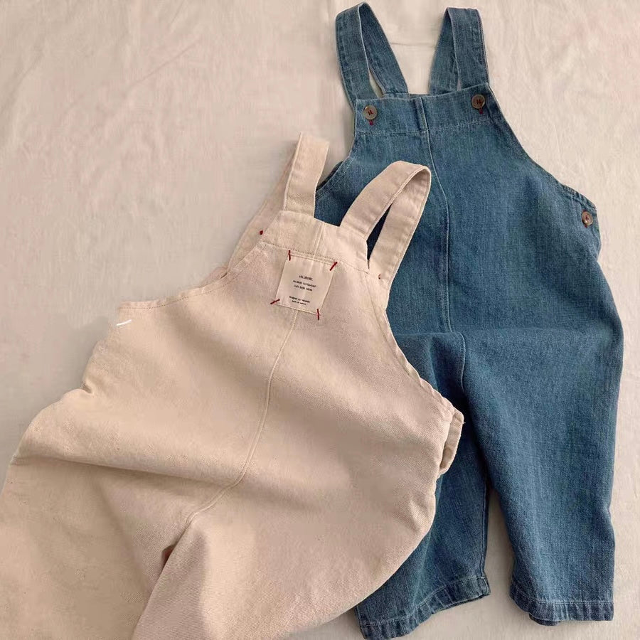 ワイドデニムサロペット(2color)