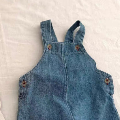 ワイドデニムサロペット(2color)