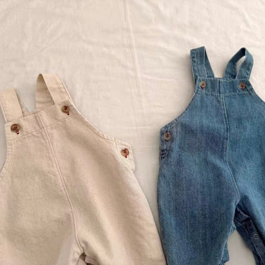 ワイドデニムサロペット(2color)