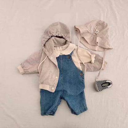 ワイドデニムサロペット(2color)