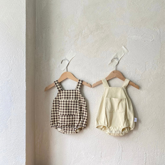 ナチュラルベビーサロペット(2color)