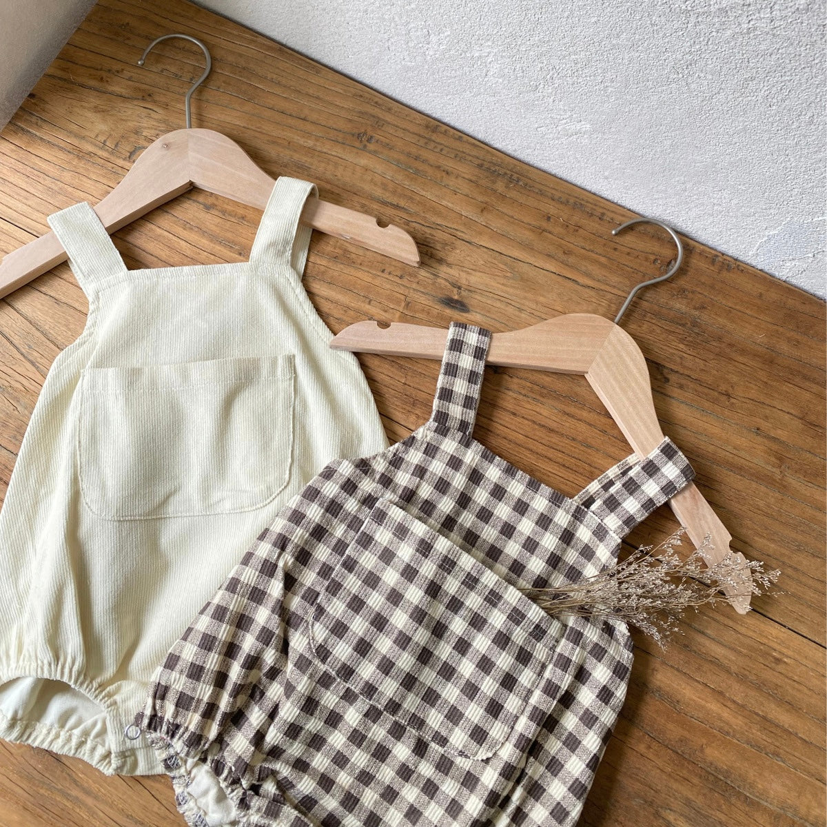 ナチュラルベビーサロペット(2color)