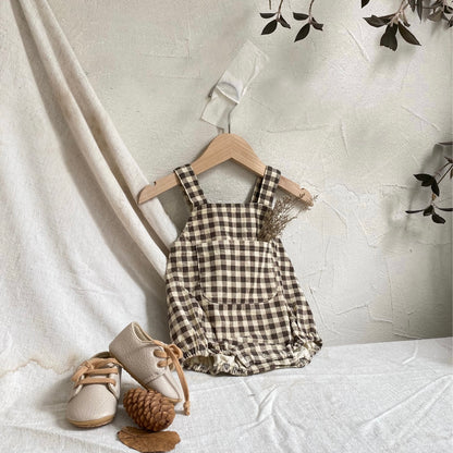 ナチュラルベビーサロペット(2color)