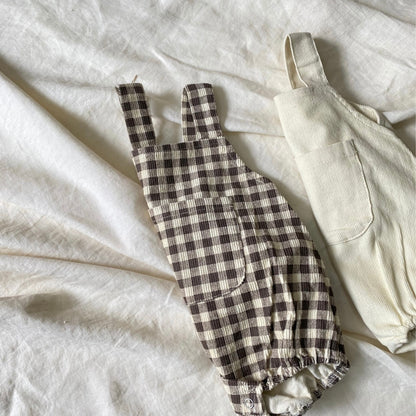 ナチュラルベビーサロペット(2color)