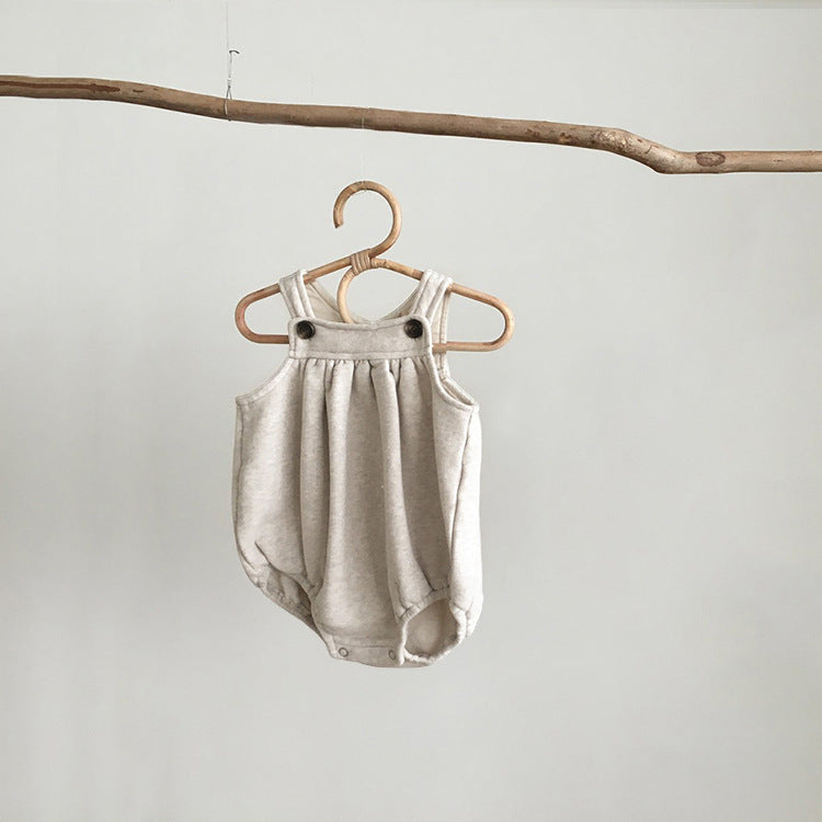 スウェットベビーサロペット(3color)