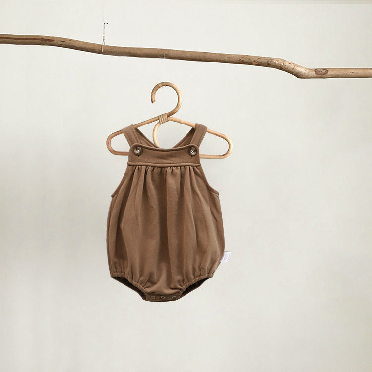 スウェットベビーサロペット(3color)