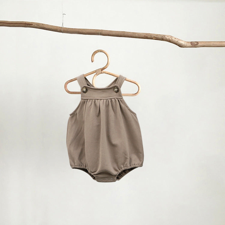 スウェットベビーサロペット(3color)