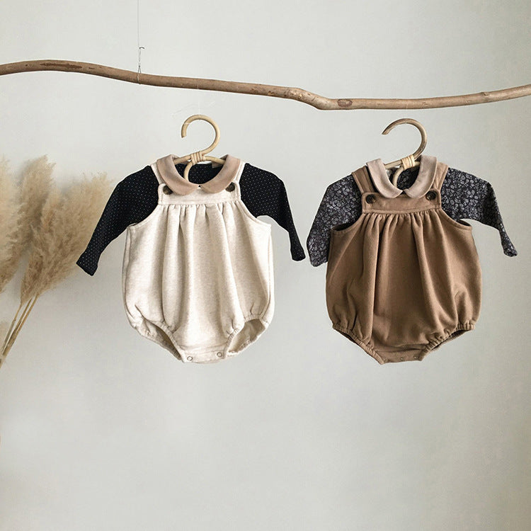 スウェットベビーサロペット(3color)