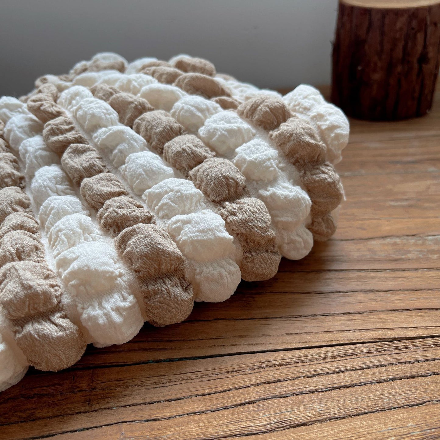 ぽこぽこストライプワンピース