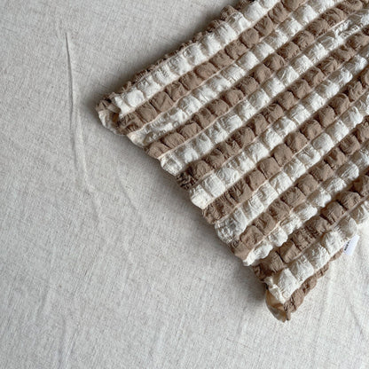 ぽこぽこストライプワンピース