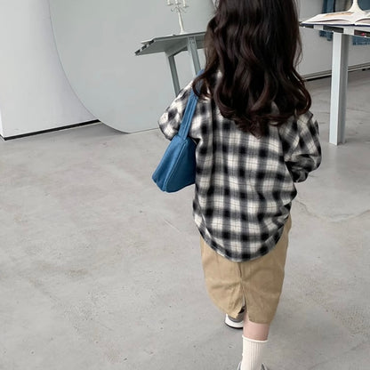 ミディアムデニムスカート(2color)