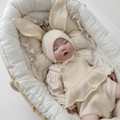 フリルラビットニットセットアップ