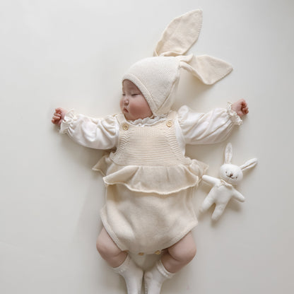 フリルラビットニットセットアップ