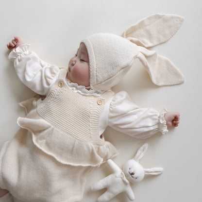 フリルラビットニットセットアップ