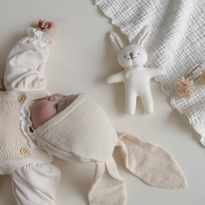 フリルラビットニットセットアップ