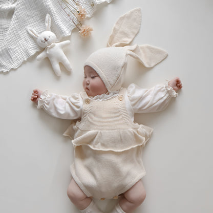 フリルラビットニットセットアップ