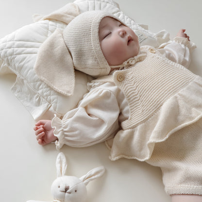 フリルラビットニットセットアップ