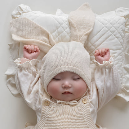 フリルラビットニットセットアップ