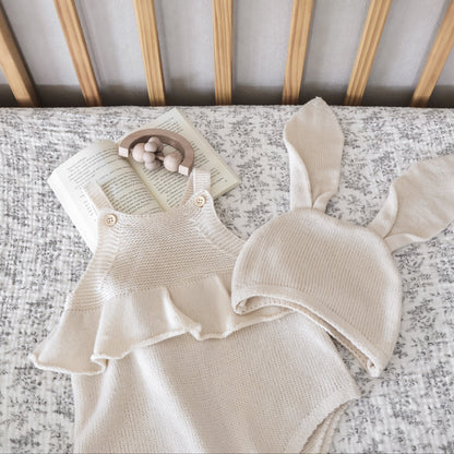 フリルラビットニットセットアップ