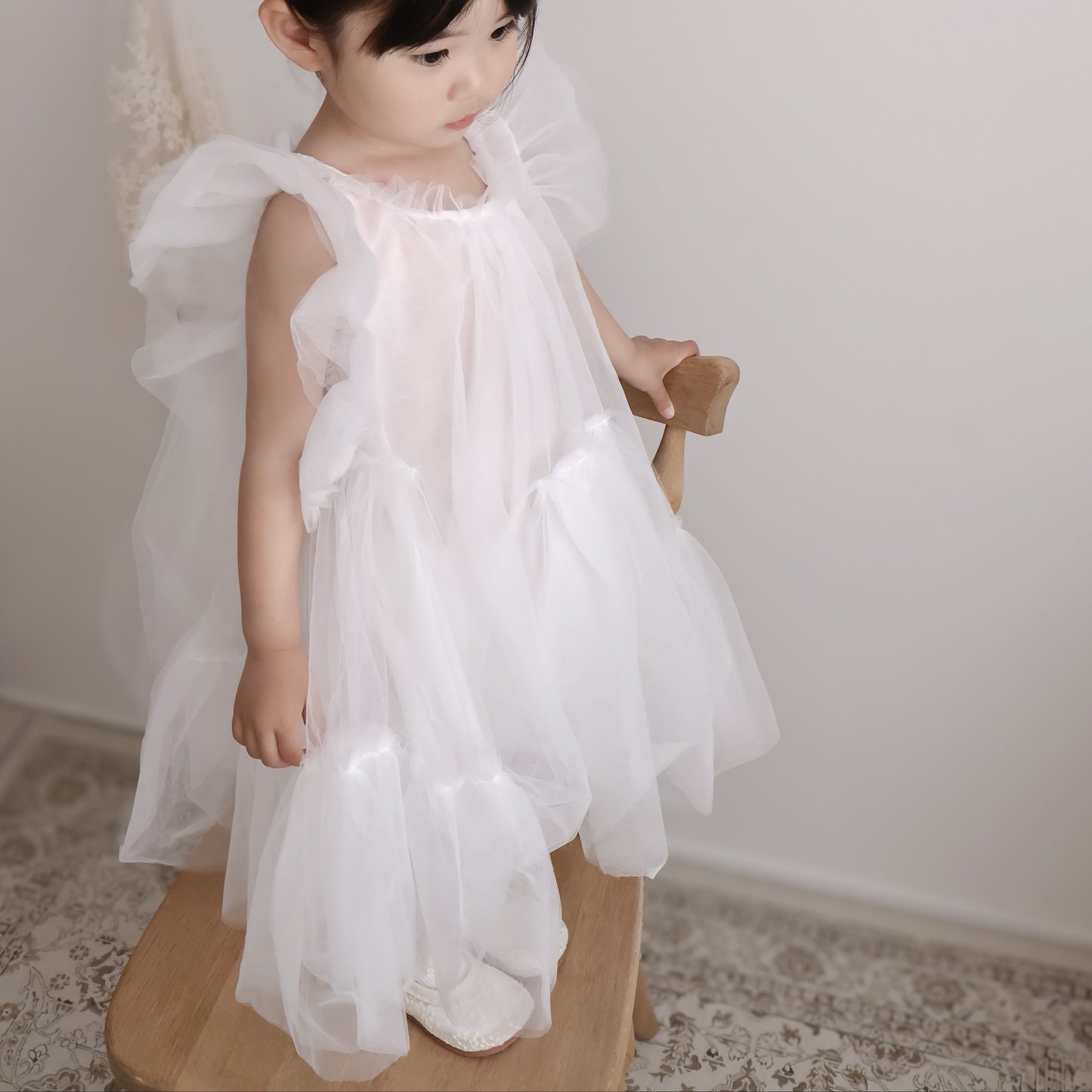 【再入荷】ホワイトプリンセスドレス