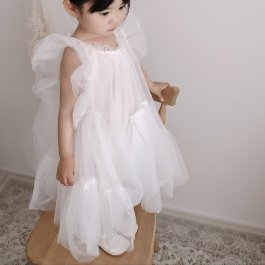 【再入荷】[90-140] ホワイトプリンセスドレス