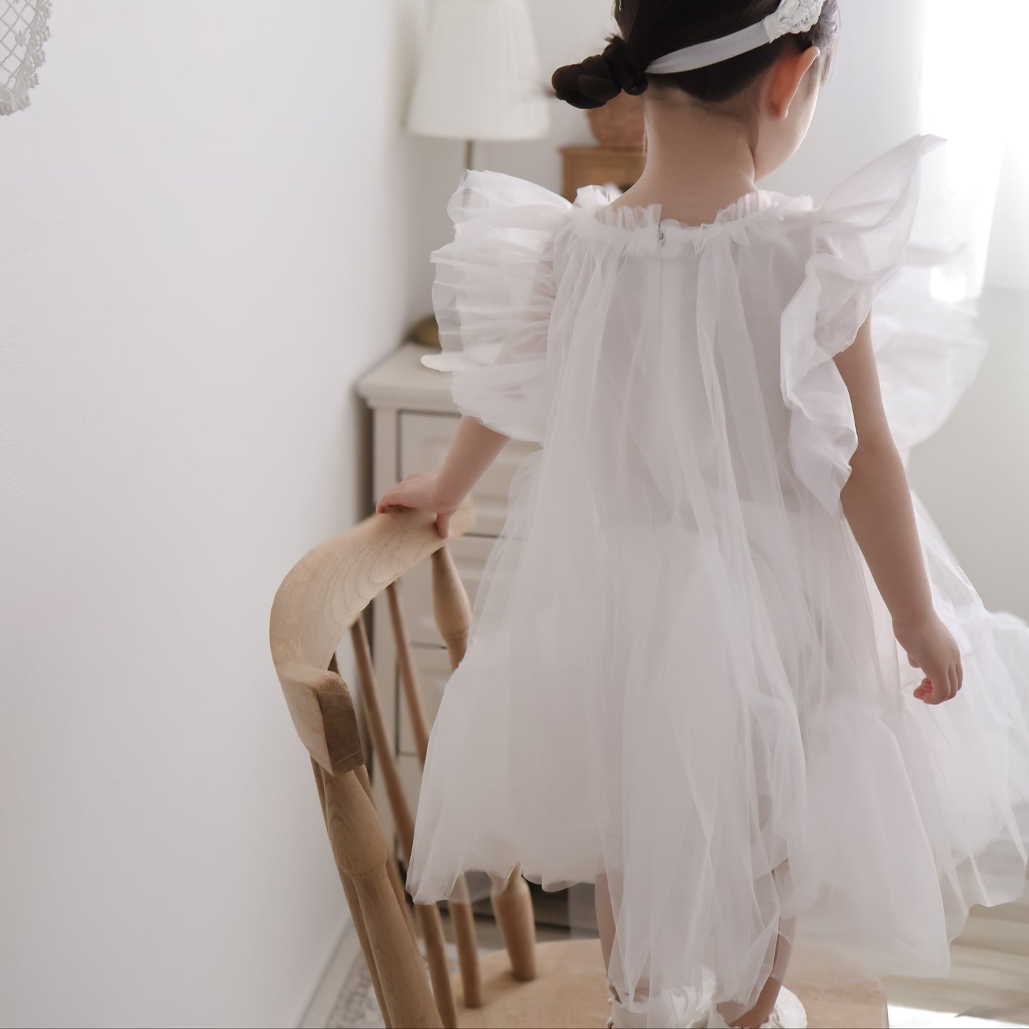 【再入荷】ホワイトプリンセスドレス