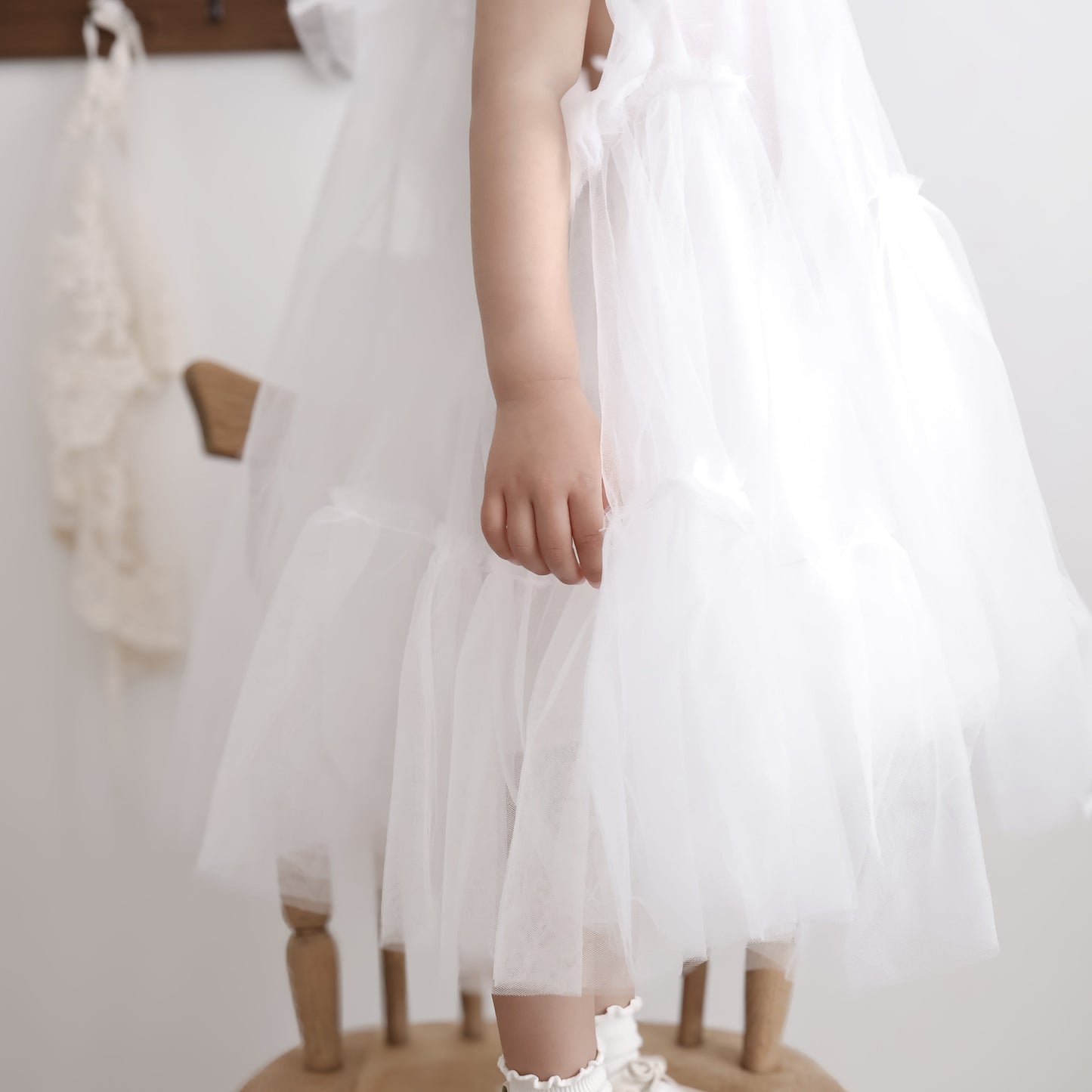 【再入荷】ホワイトプリンセスドレス