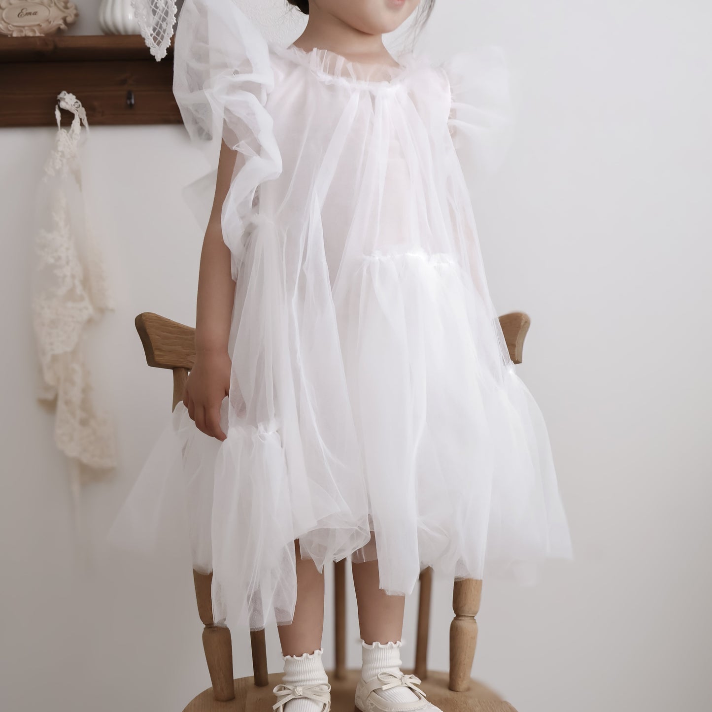 【再入荷】ホワイトプリンセスドレス