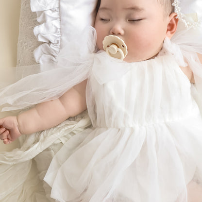 【再入荷】フェミニンチュールドレスロンパース2color