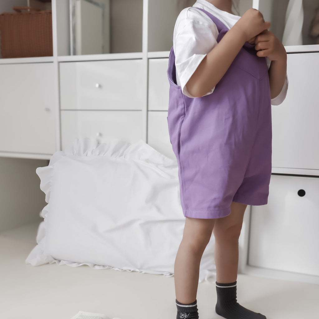 サロペットサマーショートパンツ(2color)