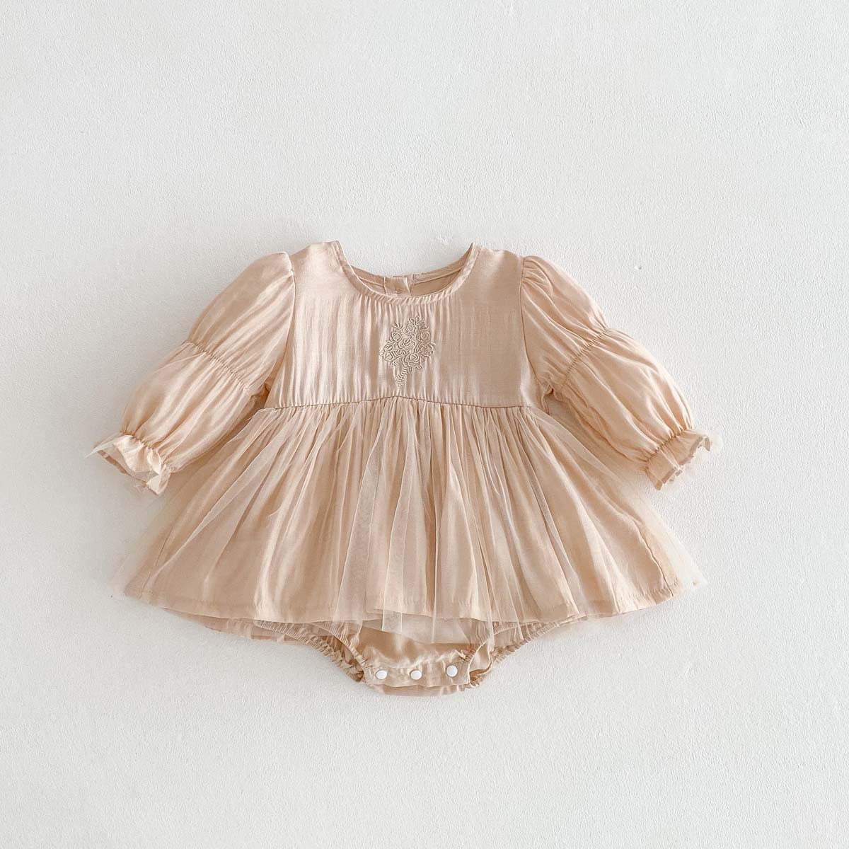 ナチュラルプリンスドレスロンパース(2color)