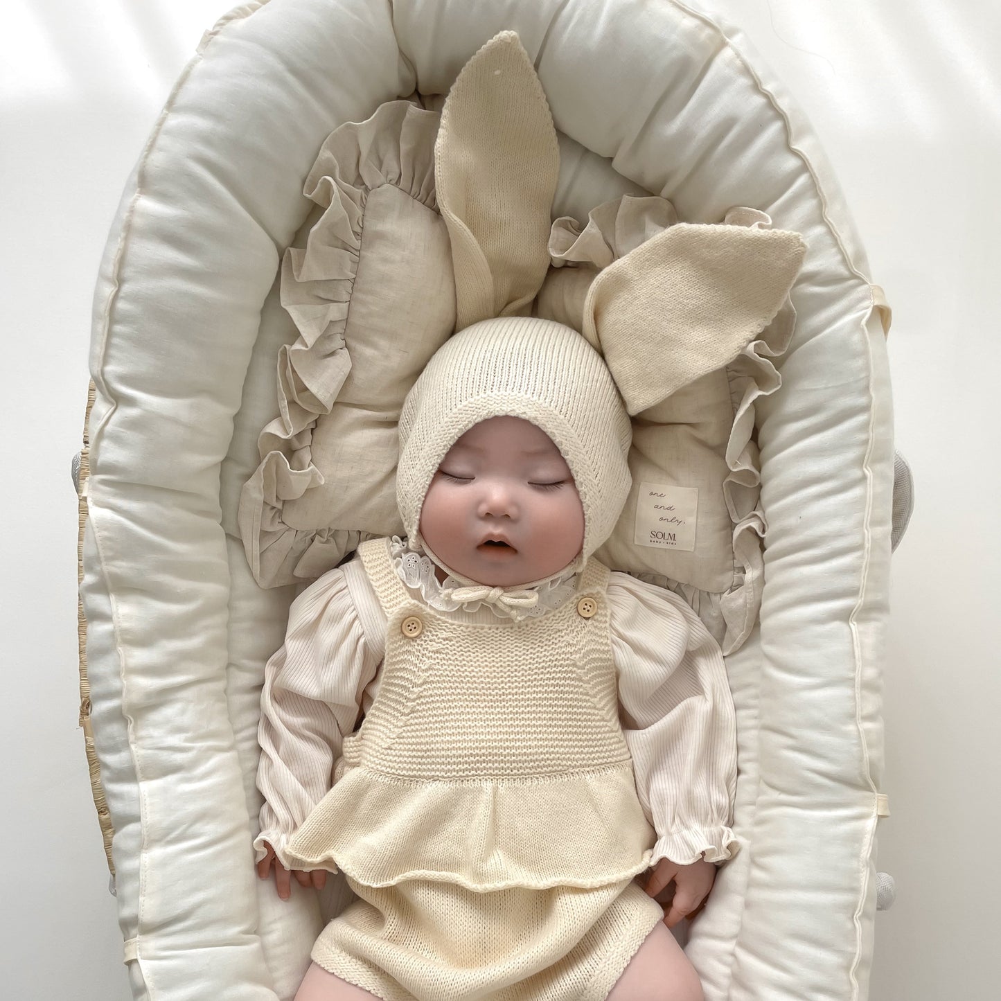 フリルラビットニットセットアップ