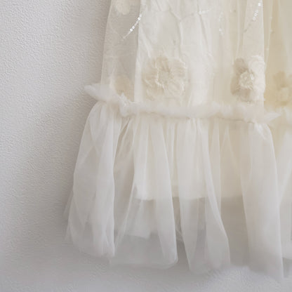 キャミギャザーガールドレス