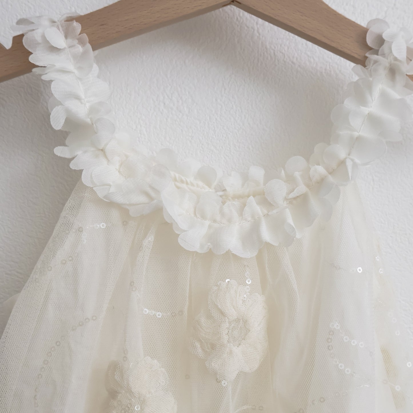 キャミギャザーガールドレス