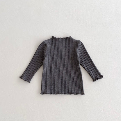 シンプルリブトップス(3color)