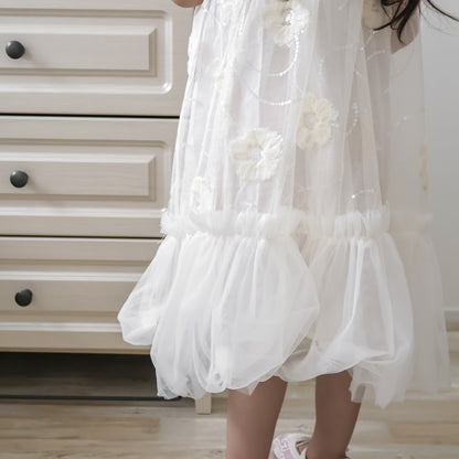 キャミギャザーガールドレス