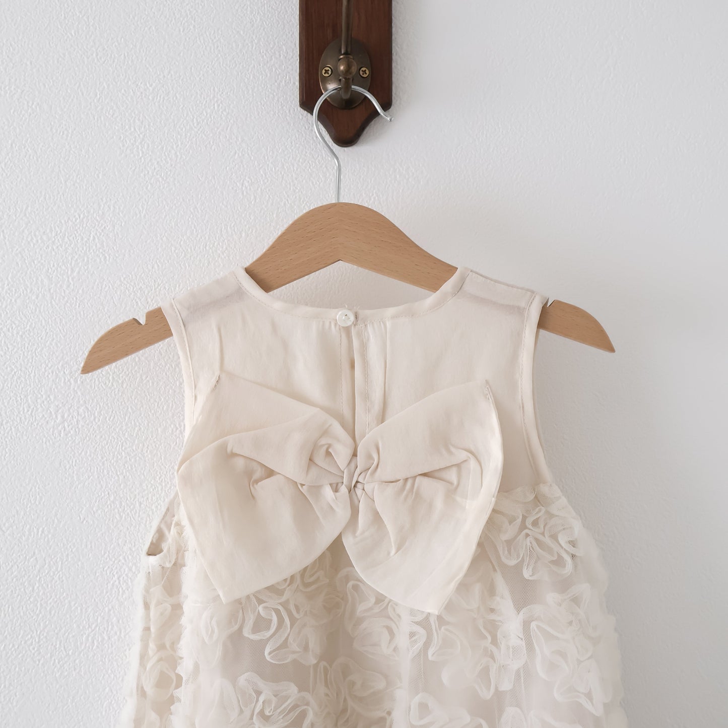 ふわふわフラワーチュールドレス