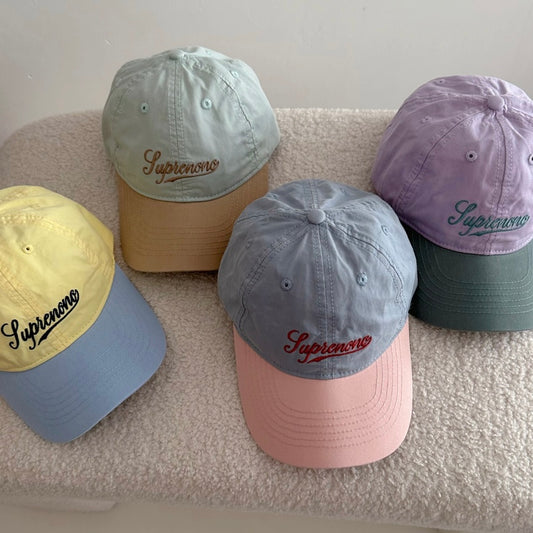 ライトカラーステッチキャップ(4color)